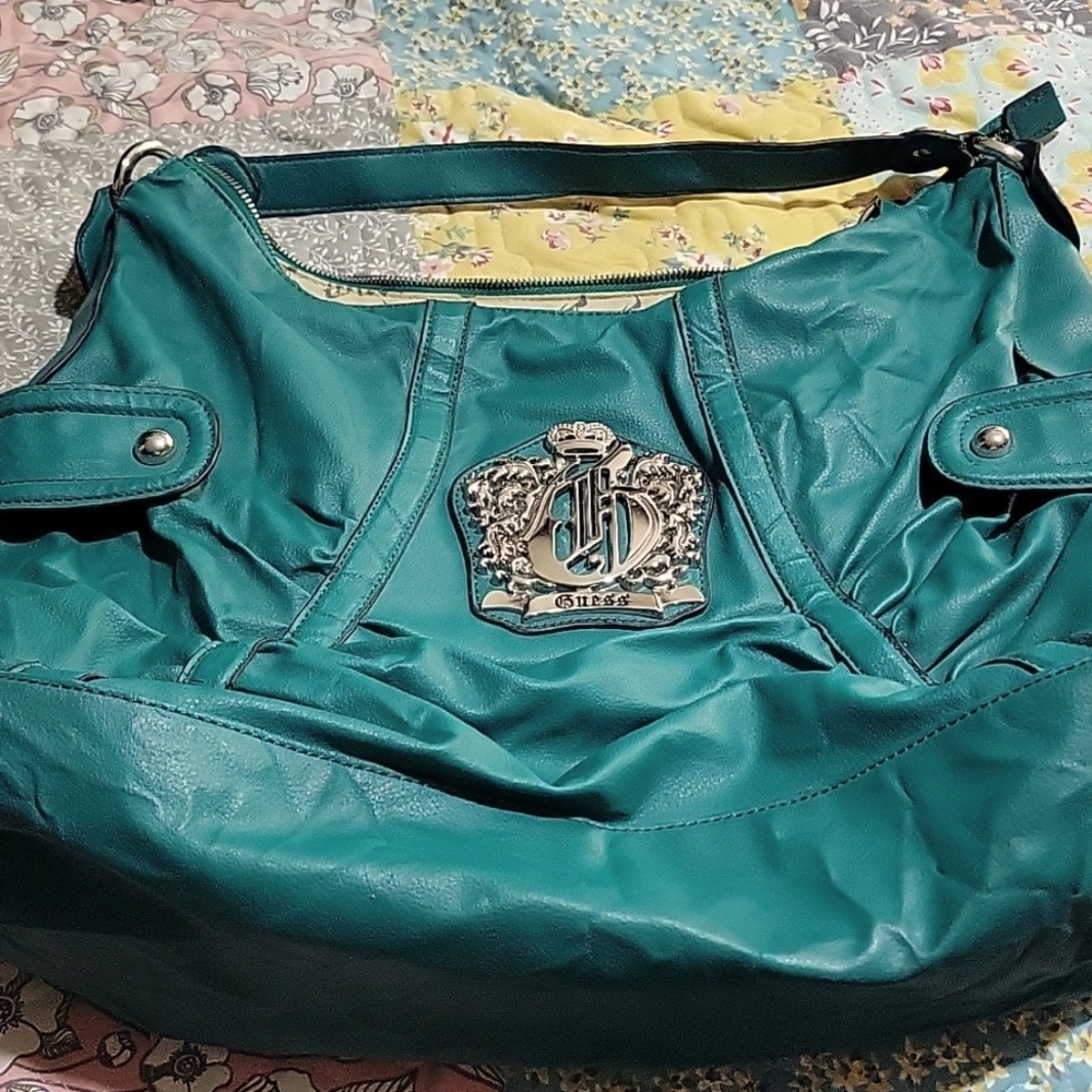 Guess purse and wallet set in teal